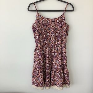 Atmosphere Boho Mini  Dress Summer Party Casual Beach Sundress Size Medium 8